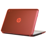 iPearl MCOVERHPC11G2RED laptop case 11.6" Hardshell case Red, Translucent