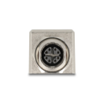DeLOCK 60087 tussenstuk voor kabels M12 RJ45 Zwart, Metallic