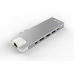 LMP 17278 laptop dock & poortreplicator USB 3.2 Gen 1 (3.1 Gen 1) Type-C Zilver