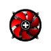 Xilence I350PWM computer cooling system Processor Fan 9.2 cm Black, Red 1 pc(s)