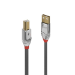 Lindy 36642 USB cable 2 m 2.0 USB A USB B Grey
