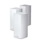 Linksys MX12600-UK mesh wi-fi system Tri-band (2.4 GHz / 5 GHz / 5 GHz) Wi-Fi 6 (802.11ax) White 3 Internal