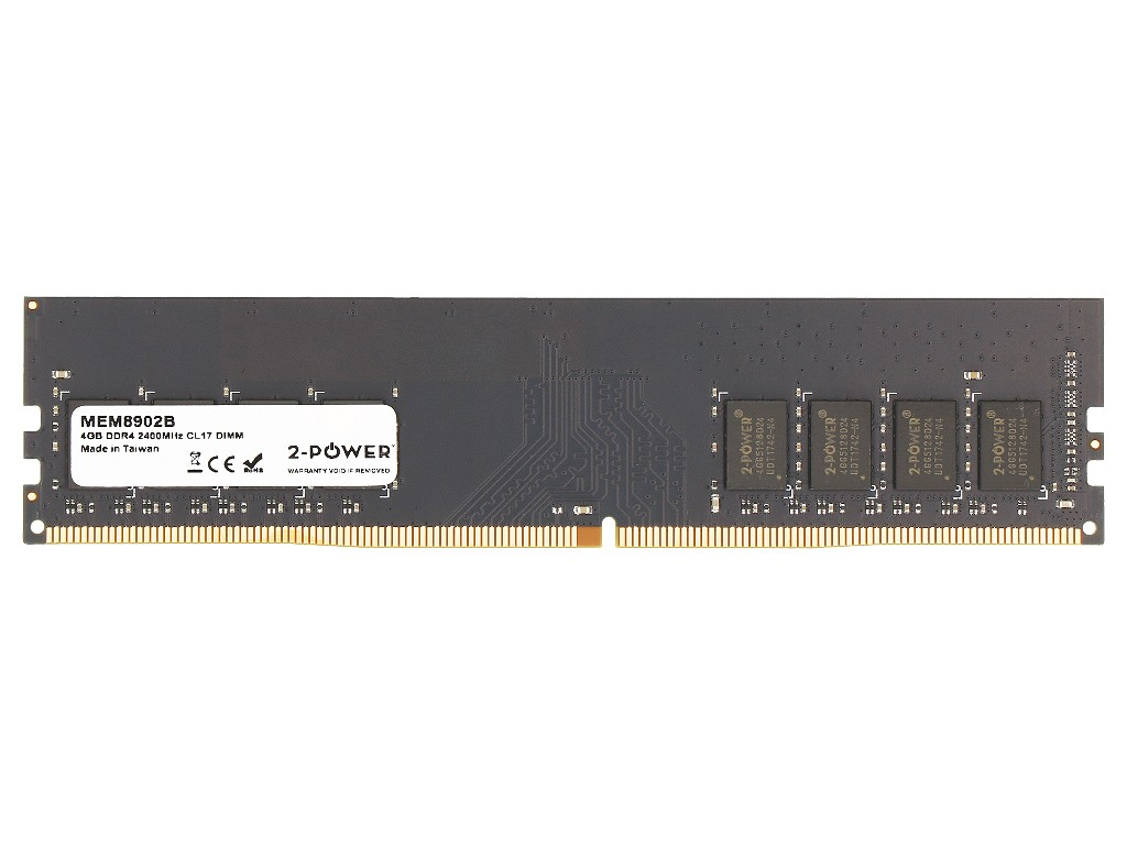 2-Power 4GB DDR4 2400MHz CL17 DIMM Memory - replaces A9321910