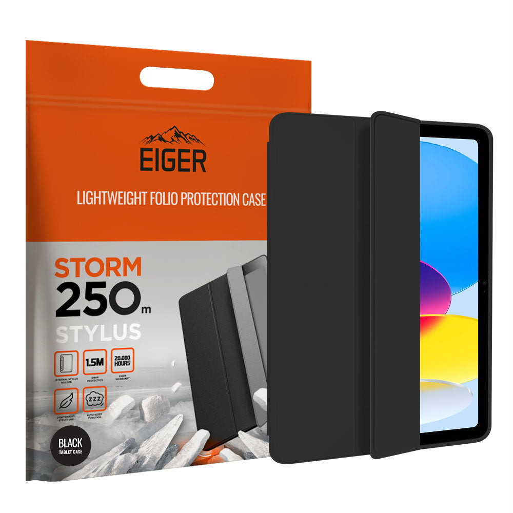 Eiger Black Egsr00136 Tablet Case 27.7 Cm (10.9") Folio