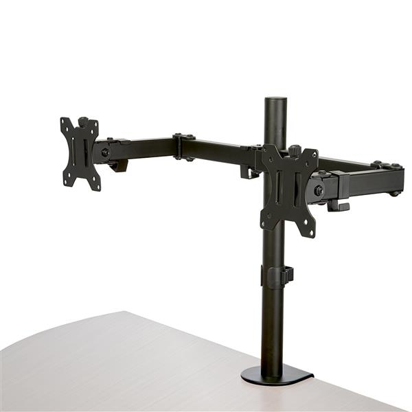 Image of StarTech.com Desk Mount Dual Monitor Arm - Desk Clamp / Grommet...