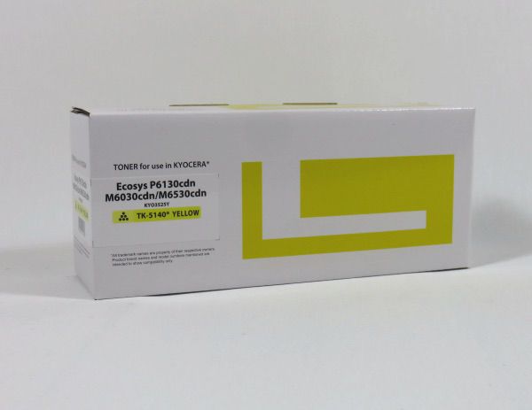 Image of DATA DIRECT Kyocera M6030 6530 P6130 Toner Yellow Compatible TK5140Y