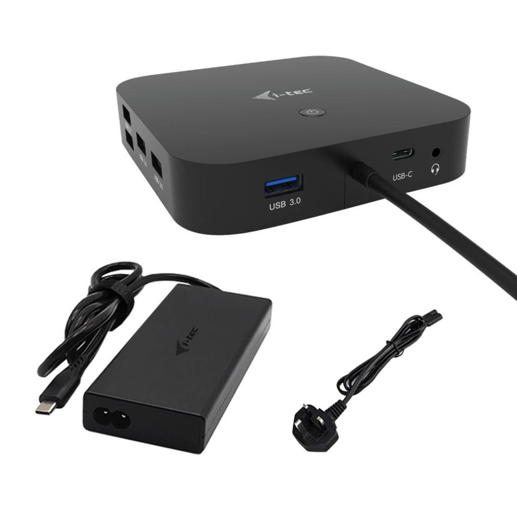 i-tec USB-C Dual Display Docking Station with Power Delivery 100 W + U