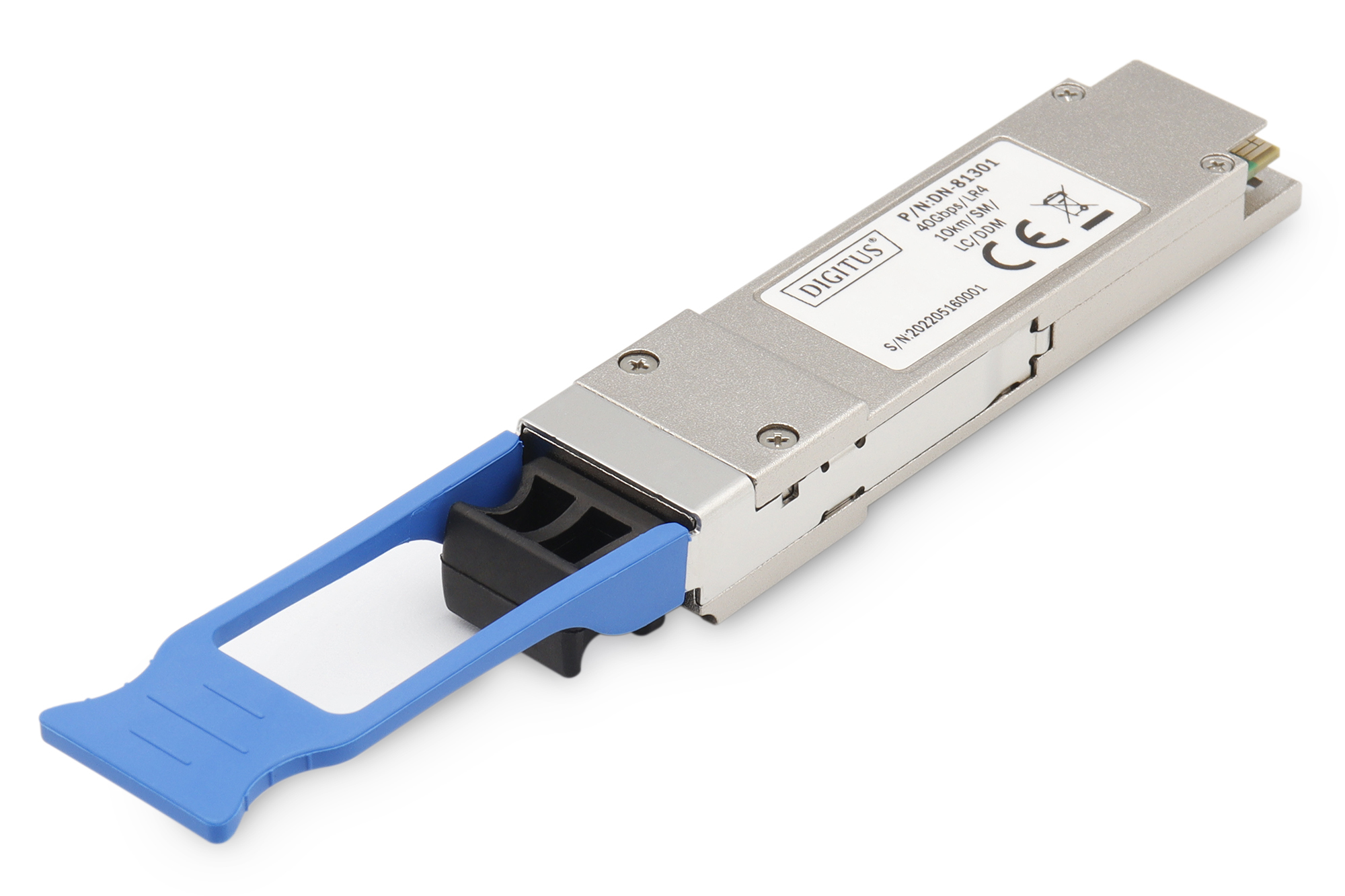Image of Digitus QSFP+ 40 Gbps Module, Singlemode, 1310nm, 10km