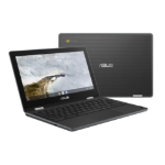 ASUS Chromebook Flip C214MA-BU0282-3Y notebook 29.5 cm (11.6") Touchscreen HD Intel® Celeron® N 4 GB LPDDR4-SDRAM 32 GB eMMC Wi-Fi 5 (802.11ac) Chrome OS Grey