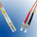 Microconnect LC/PC-ST/PC 2m fibre optic cable Orange