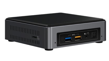 Intel BOXNUC7I5BNK PC/workstation barebone UCFF Black. Grey i5-7260U 2
