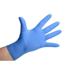 DATA DIRECT Aurelia SONIC 100 Blue Nitrile PF Medium Gloves Box Of 100