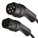 LogiLink EV charging cable, Type 2, 3-phase, 32 A, 22 kW, with bag, 7.5 m