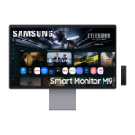 Samsung M90SF computer monitor 81.3 cm (32") 3840 x 2160 pixels 4K Ultra HD OLED Silver