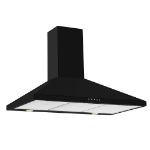 CDA 90cm Chimney Hood - Black Wall-mounted C 468 m³/h