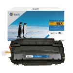 G&G Image 14176/NT-PH255XC_BUTTON Toner cartridge black, 1x12.5K pages Pack=1 (replaces Canon 724H HP 55X/CE255X) for Canon LBP-6750/HP LaserJet P 3015