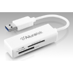 Aluratek AUCR300F card reader White USB 3.2 Gen 1 (3.1 Gen 1)