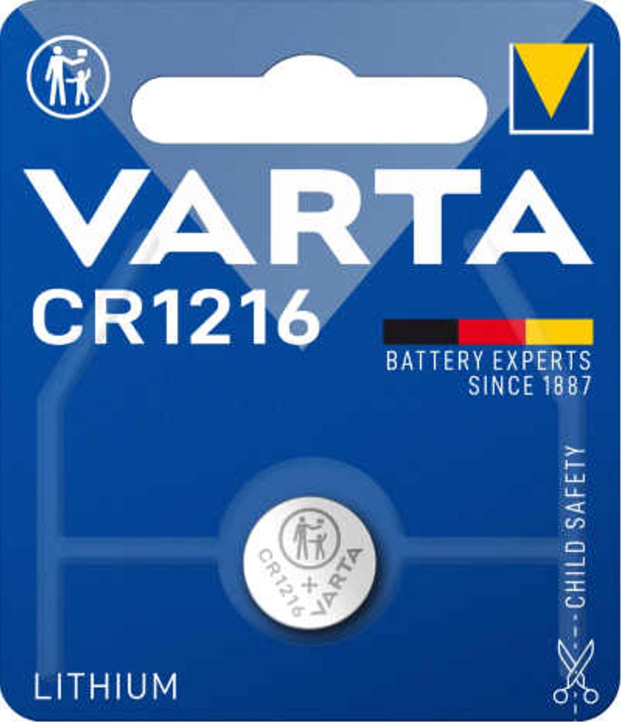 EU Product - Lithium Coin button cell battery CR1216 thumbnail