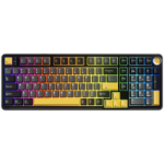 MARVO Titan 98 KG986W Wireless Mechanical Gaming Keyboard, Tri-Mode Connectivity, Wired, 2.4GHz & Bluetooth, Hot-Swappable Mechanical Switches, Vibrant RGB Backlighting, Full-Key Anti-Ghosting - UK Layout