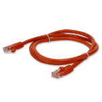 AddOn Networks ADD-1-5FCAT6-OE networking cable Orange 18.1" (0.46 m) Cat6 U/UTP (UTP)