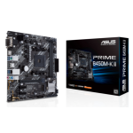 ASUS Prime B450M-K II AMD B450 Socket AM4 micro ATX