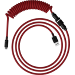 HyperX 6J677AA keyboard/mouse cable Black, Red 1.37 m USB Type-A, USB Type-C