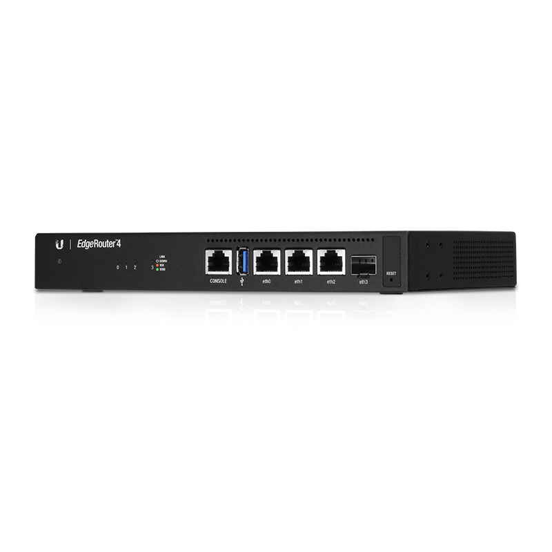 Image of Ubiquiti EdgeRouter 4 wired router Gigabit Ethernet Black
