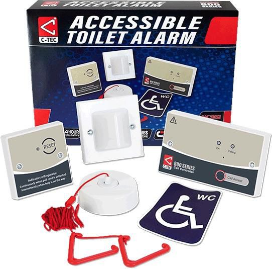 Emergency assistance/disabled  persons alarm kit to BS8300,  battery backed thumbnail