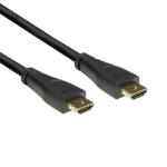 ACT 0,90 meter HDMI 4K Premium Certified Locking kabel v2.0 HDMI-A male - HDMI-A male