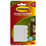 3M Command™ Small White Picture Hanging Strips 17202-4UKN, 4 Sets