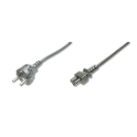 Digitus AK-440103-018-S electriciteitssnoer Zwart 1,8 m CEE7/7 IEC C5