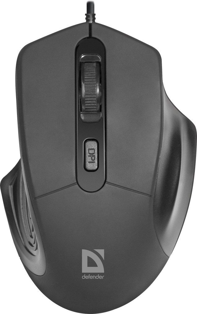 DFN Defender DATUM MB-347 Optical Mouse Black 1600dpi 4P
