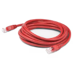 AddOn Networks ADD-7FSLCAT6A-RD networking cable Red 2.13 m Cat6a U/FTP (STP) Round