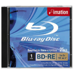 Imation BD-RE SL, 1x-2x, 25GB, Jewelcase 1 pc(s)