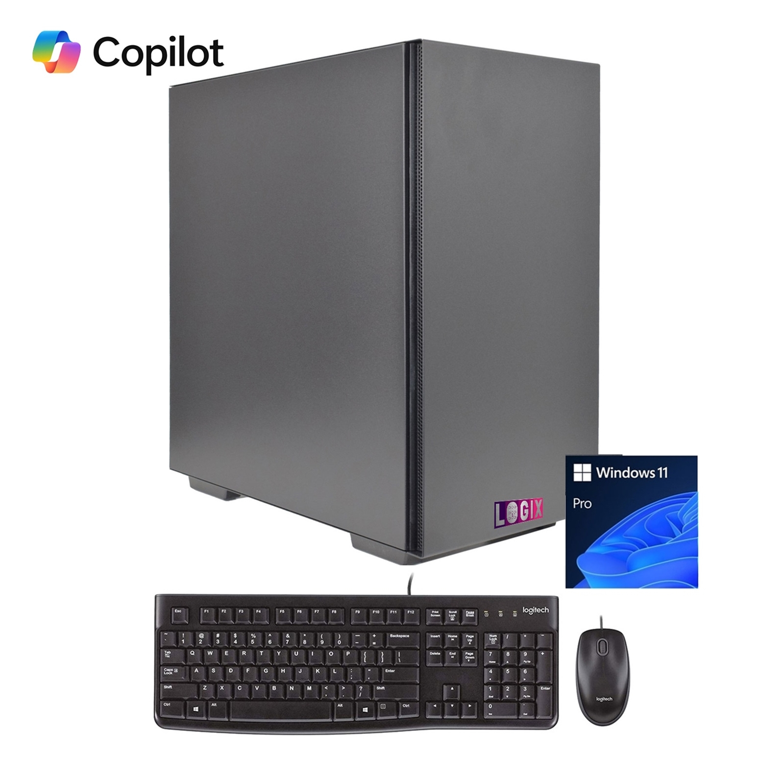 Logix Black Intel Core I3 14Th Gen Quad Core 16Gb Ram With 500Gb Ssd Wireles