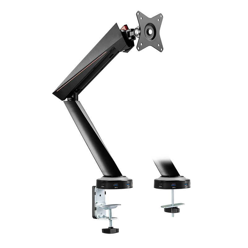 Image of LogiLink BP0091 monitor mount / stand 81.3 cm (32") Clamp Black, Red