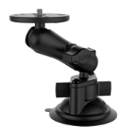 RAM Mounts Twist-Lock Suction Cup Mount with Round Plate & 1/4"-20 Stud