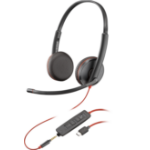 POLY Blackwire C3225 Stereo USB-C Headset (Bulk)