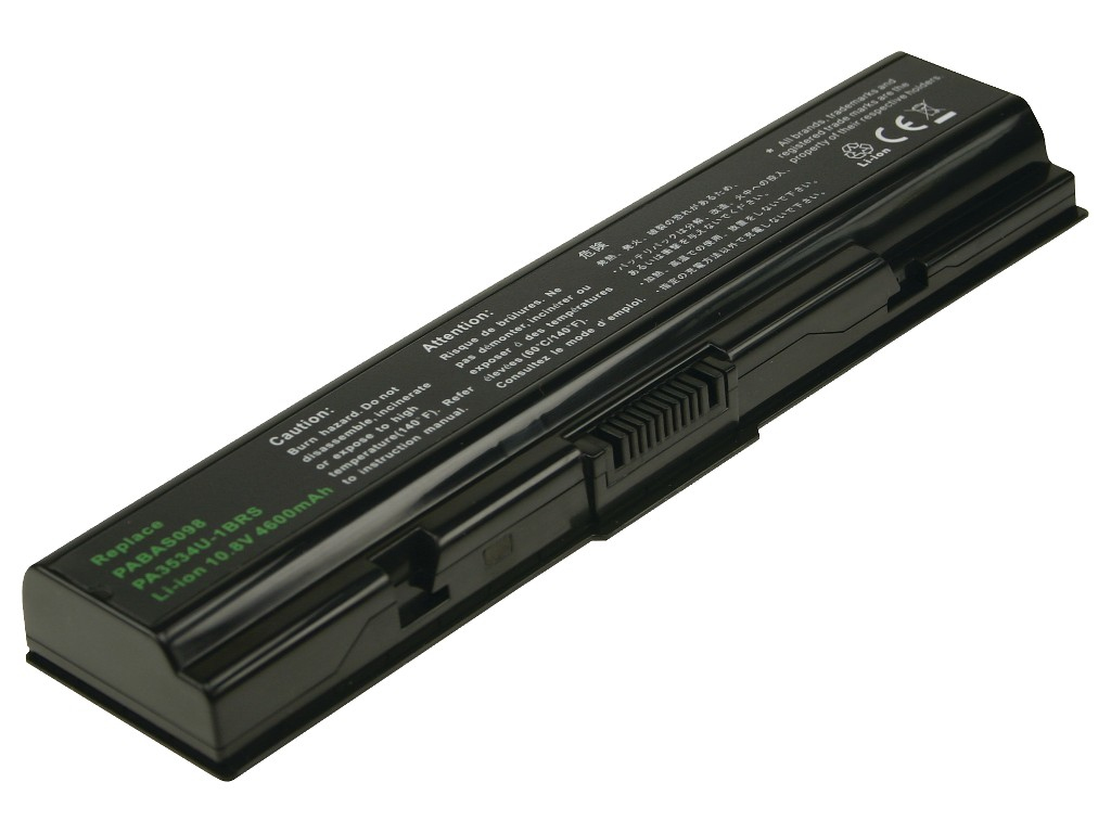 2-Power 10.8v, 6 cell, 49Wh Laptop Battery - replaces LCB339