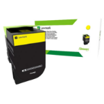 Lexmark 80C8SYE toner cartridge Original Yellow