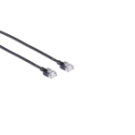 Mercodan 371928030 networking cable Black 3 m Cat6a U/UTP (UTP)