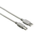 Hama 00200901 USB cable USB 2.0 3 m USB A USB B