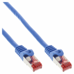 InLine Patch Cable S/FTP PiMF Cat.6 250MHz PVC CCA blue 2m
