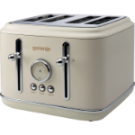 GORENJE Kitchen Toaster 2300W 4 Slots 6 Heating Levels T2300CLIN Classico Ivory