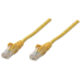 Intellinet Network Patch Cable, Cat5e, 2m, Yellow, CCA, U/UTP, PVC, RJ45, Gold Plated Contacts, Snagless, Booted, Lifetime Warranty, Polybag