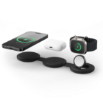 Satechi OntheGo 3-in-1 Headset, Smartphone, Smartwatch Black USB Wireless charging Fast charging Indoor