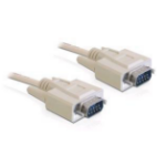 DeLOCK RS-232, 1m seriële kabel Beige DB-9