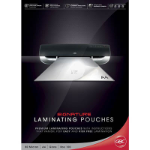 GBC LAMINATING POUCHES A4 GLOSS 80 MICRON PACK 100