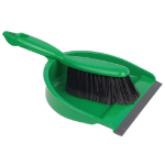 Generic Dustpan and Brush Set Soft Bristle Green (1)