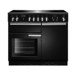 Rangemaster Professional+ 100 Ceramic Range cooker Electric Black